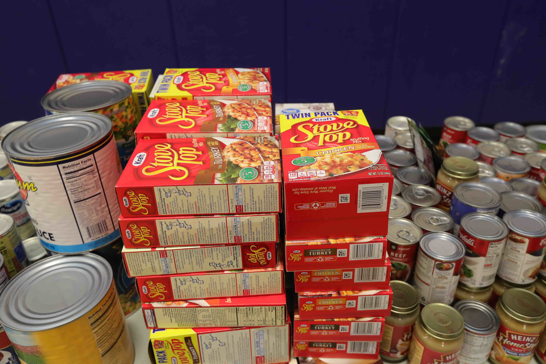 Pennsylvania Avenue School held a Thanksgiving Turkey Basket donation event for school families